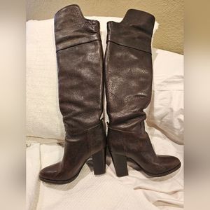 Ralph Lauren Collection OTK Brown Boots